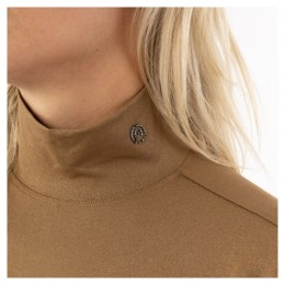 ANKY FW'24 Mockneck Shirt Bronze