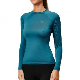 Equestrian Stockholm FW25 Deep Teal Dynamic Base Layer Top
