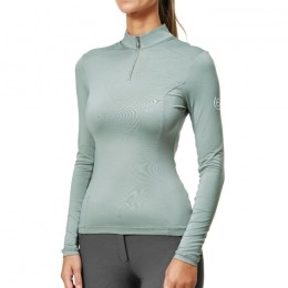 Equestrian Stockholm SS25 Mint Green Air Breeze Top