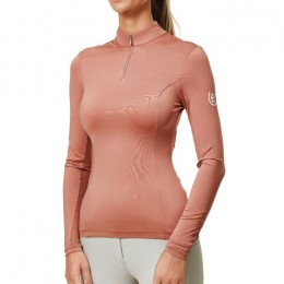 Equestrian Stockholm SS25 Coral Air Breeze Top
