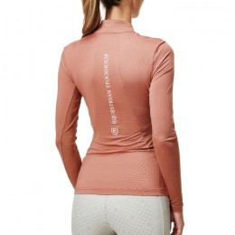 Equestrian Stockholm SS25 Coral Air Breeze Top
