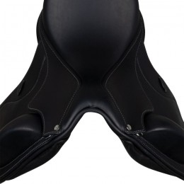 Acavallo dressage saddle Perugino Tilted Cantle short blocks