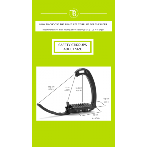 Tech Stirrups Venice Dressage Plus