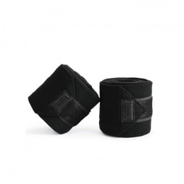 Equestrian Stockholm FW'22 All Black Glimmer bandages
