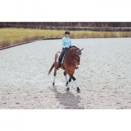 Equestrian Stockholm Ice Blue dressage saddle pad