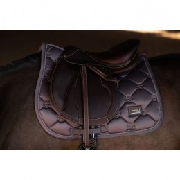 Equestrian Stockholm FW25 Dark Violet Jumping Saddle Pad