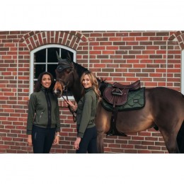 Equestrian Stockholm SS'21 Deep Olivine jumping saddlepad