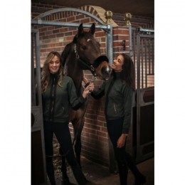 Equestrian Stockholm SS'21 Deep Olivine Halter