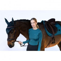 Equestrian Stockholm FW25 Deep Teal Dynamic Base Layer Top