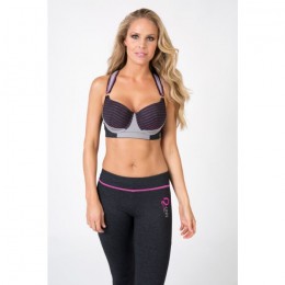 Q-linn Athens sports bra anthracite