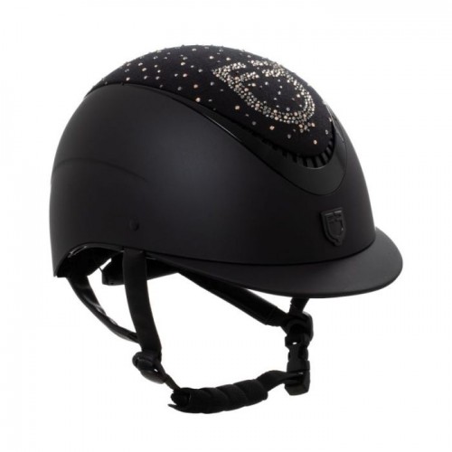 Equestro Helmet Rhinestone Logo