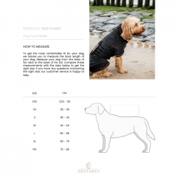 Kentucky Dog Coat Towel