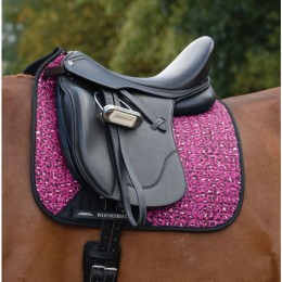 WeatherBeeta Prime Leopard saddle pad Pink