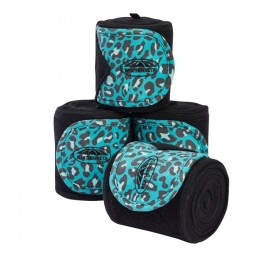 Weatherbeeta Leopard Fleece Bandages