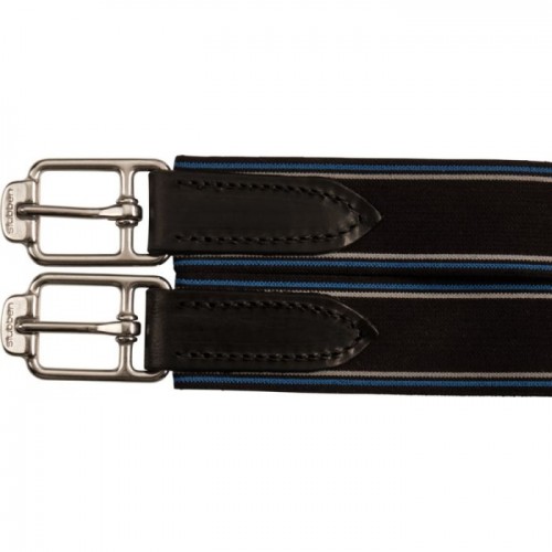 Stübben Leather Girth Contour Elastic