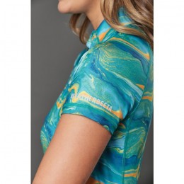 Weatherbeeta SS'22 Ruby Printed Short Sleeve Top Marble Print