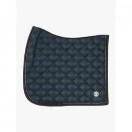 PS Of Sweden FW'24 Checkered Saddlepad Midnight Green