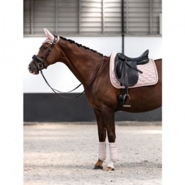 PS of Sweden FW'24 Holiday Saddlepad Dazzling Metallic Marshmallow Pink