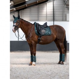 PS of Sweden FW'24 Holiday Saddlepad Dazzling Metallic Mystic Green