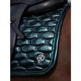 PS of Sweden FW'24 Holiday Saddlepad Dazzling Metallic Mystic Green