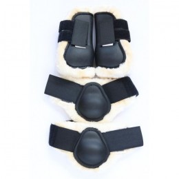 HB Leg Protection Set with Fur Shetland