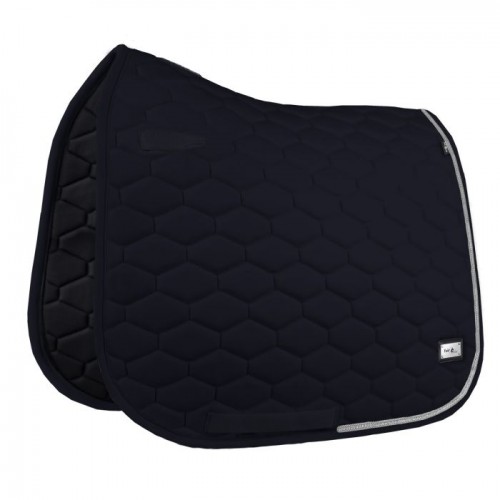Fair Play Hexagon Crystal saddle pad Black