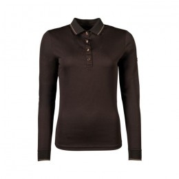 HKM Poloshirt Rosegold Glamour long sleeves