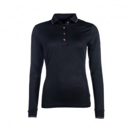 HKM Poloshirt Rosegold Glamour long sleeves