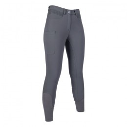 HKM Riding Breeches Rosewood Silicone Full Seat