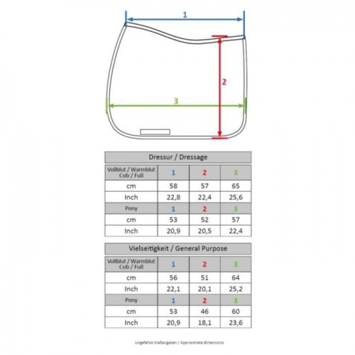 HKM SS'24 Saddlepad Elisa