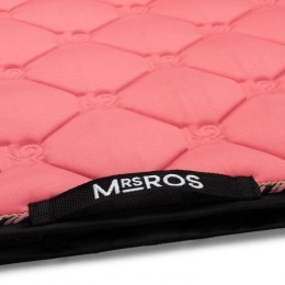 Mrs. Ros SS'24 Charmer Dressage Saddlepad Coral 3MR