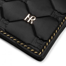Mrs. Ros SS'24 Charmer Dressage Saddlepad Black 3MR