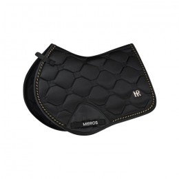 Mrs. Ros SS'24 Charmer Dressage Saddlepad Black 3MR