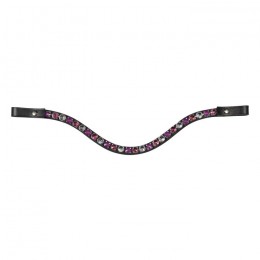 HKM Browband Cherry