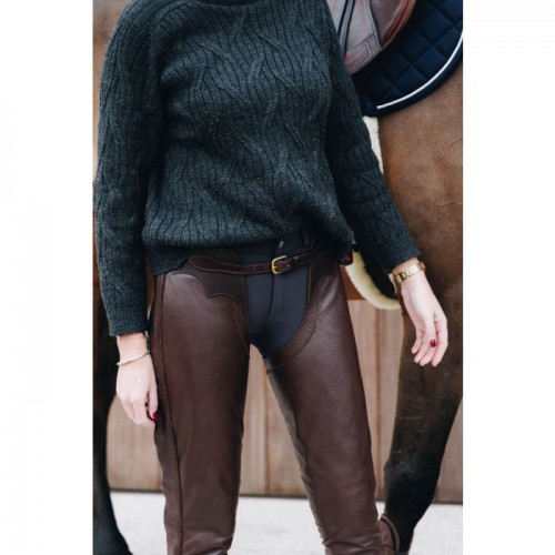 Dyon Leather Long Chaps