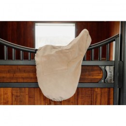 Kentucky saddle cover with gold plate