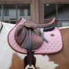 Kentucky Onion Quilt Neon Leather Jumping Saddle Pad