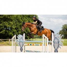 LeMieux saddlepad Crystal Suede black