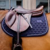 Kentucky Onion Quilt Rubber Logo Jumping Saddle Pad