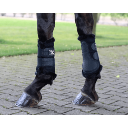 Back on Track 3D Mesh Brushing Boots faux fur