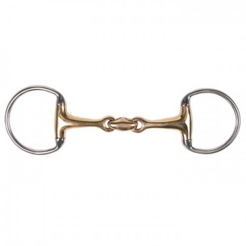 Q-essentials double-jointed eggbutt snaffle  Argentan