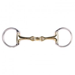 Q-essentials double-jointed eggbutt snaffle  Argentan