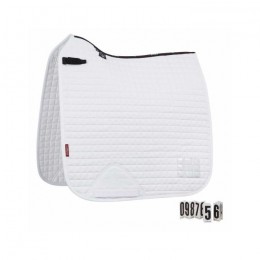 LeMieux Pro-Sport Competition Square white cotton saddlepad