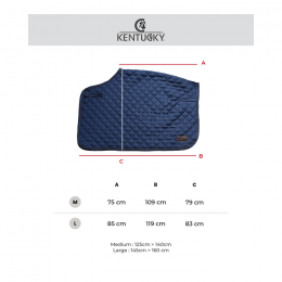 Kentucky Quarter Rug Heavy Fleece