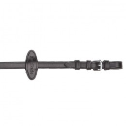 Kavalkade rubberised training reins with colored stop ridges