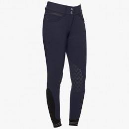 Cavalleria Toscana FW'22 Silicone Print CT Logo Riding Breeches Women