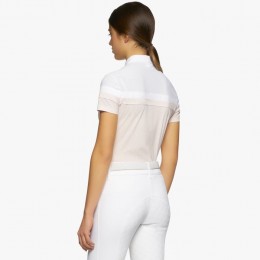 Cavalleria Toscana SS'22 Perforated Jersey S/S Training Polo Women