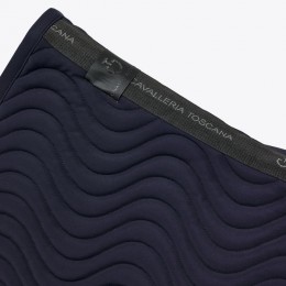 Cavalleria Toscana Quilted Wave Jersey Dressage Saddle Pad