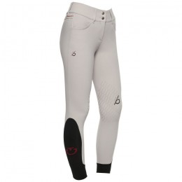 Cavalleria Toscana SS'22 CT Team Red Stripe High Waist Knee Grip Breeches Ladies