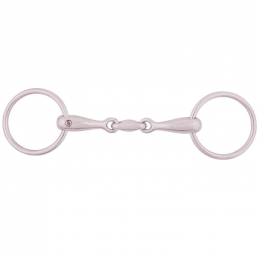 BR double jointed loose ring snaffle 16 mm